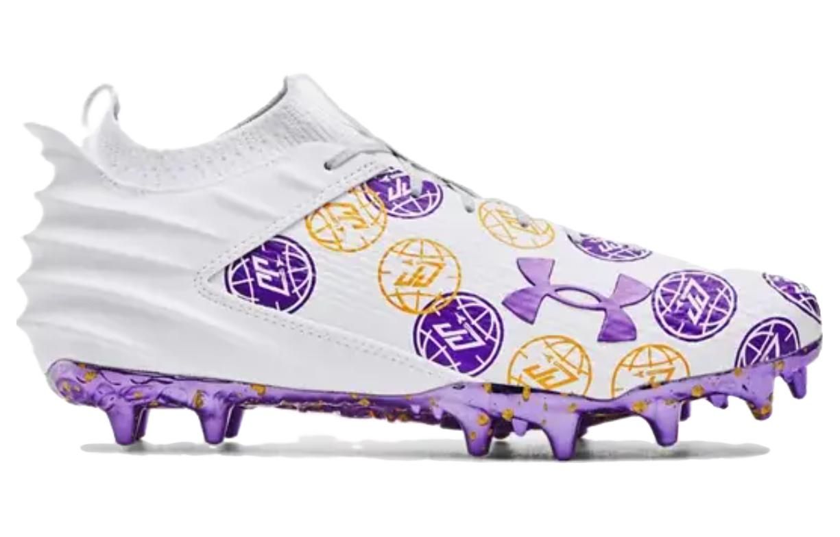 Under Armour Blur Smoke 2.0 MC Football Cleats 'White Purple' 3028625-100 sold by KicksCrew product image thumbnail 3