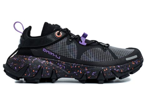 (WMNS) Li-Ning WuXing Paris Fashion Week SS21 'Black Purple' AGBR056-2 sold by KicksCrew