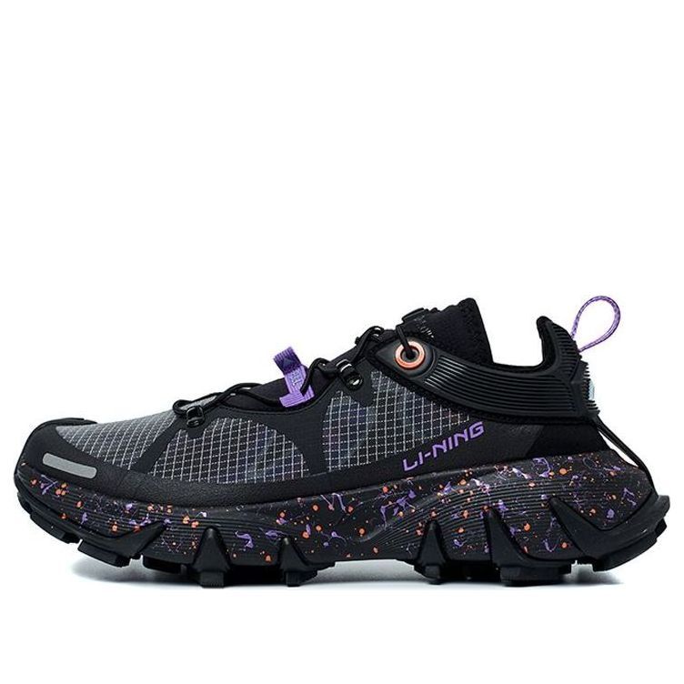 (WMNS) Li-Ning WuXing Paris Fashion Week SS21 'Black Purple' AGBR056-2 sold by KicksCrew