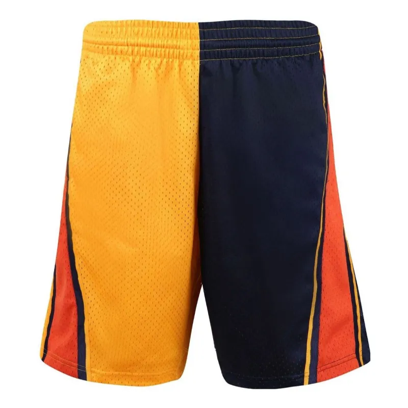 Mitchell & Ness x NBA Split Swingman Shorts 'Golden State Warriors 2009' SMSH4855-GSW09PPPNYYW sold by KicksCrew