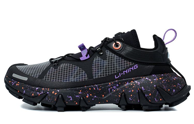 (WMNS) Li-Ning WuXing Paris Fashion Week SS21 'Black Purple' AGBR056-2 sold by KicksCrew product image thumbnail 2