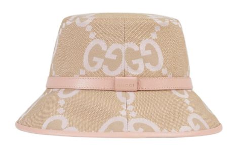 (WMNS) Gucci Jumbo GG Bucket Hat 'Beige Light Pink' 730336-3HAPT-8872 sold by KicksCrew