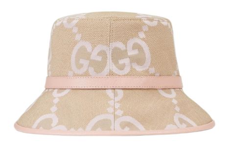 (WMNS) Gucci Jumbo GG Bucket Hat 'Beige Light Pink' 730336-3HAPT-8872 sold by KicksCrew