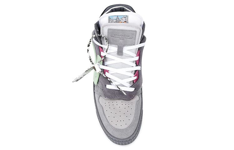 Off-White Off-Court Low Top Sneaker 'Grey White Green' OMIA151F20LEA0010551 sold by KicksCrew product image thumbnail 5