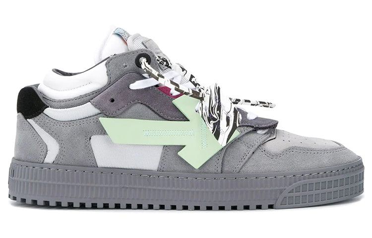 Off-White Off-Court Low Top Sneaker 'Grey White Green' OMIA151F20LEA0010551 sold by KicksCrew product image thumbnail 2