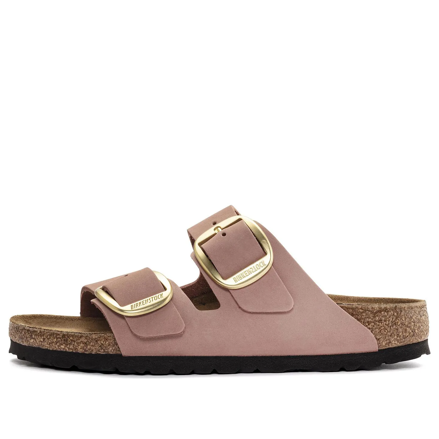 (WMNS) Birkenstock Arizona Big Buckle Nubuck Leather Narrow Fit Sandals 'Old Rose' 1024074 sold by KicksCrew