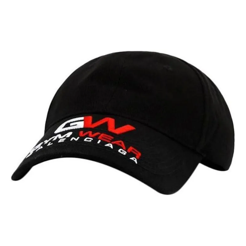 (WMNS) Balenciaga Gym Wear Cotton Baseball Cap 'Black' 623903-310B2-1000 sold by KicksCrew