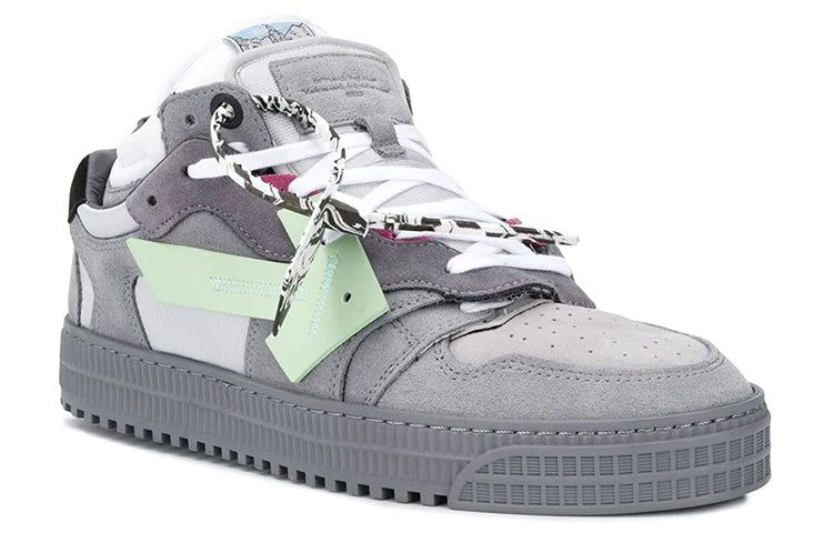 Off-White Off-Court Low Top Sneaker 'Grey White Green' OMIA151F20LEA0010551 sold by KicksCrew product image thumbnail 3