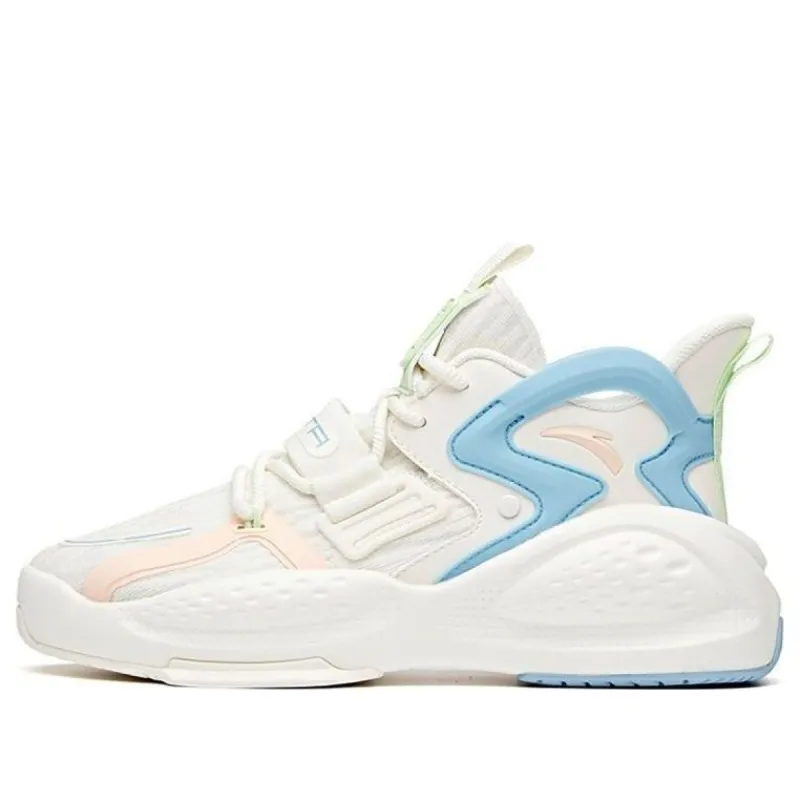 (WMNS) ANTA Life Series Sneakers 'White Blue' 122038081-3 sold by KicksCrew