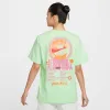 (WMNS) Nike Sportswear Graphic T-Shirt 'Green Pink' FV4263-376 sold by KicksCrew