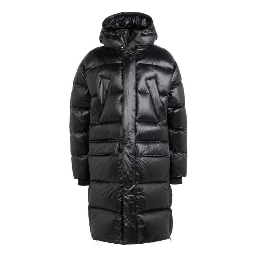 adidas Long Down Puffer Jacket 'Black' IR7135 sold by KicksCrew