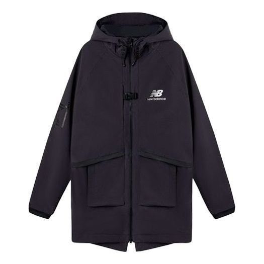 New Balance Windbreaker Warm Hooded Down Jacket 'Black' MJ03594-PHM sold by KicksCrew