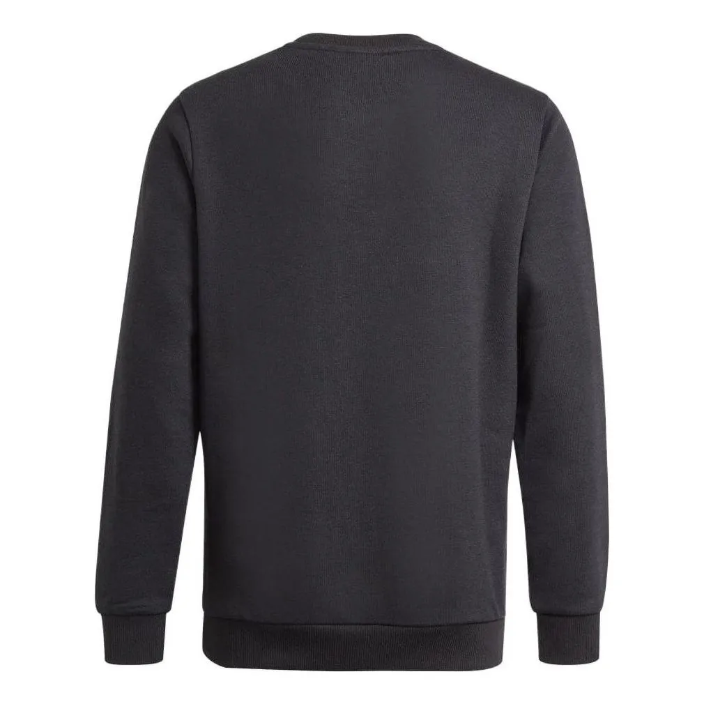 (GS) adidas Essentials Sweatshirt Asia Sizing 'Black White' GN4029 sold by KicksCrew product image thumbnail 2