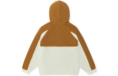 (WMNS) Vans Casual Half-Zip Hoodie 'Brown White' VN0A5F6E3KS sold by KicksCrew