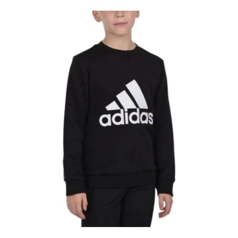 (GS) adidas Essentials Sweatshirt Asia Sizing 'Black White' GN4029 sold by KicksCrew product image thumbnail 3