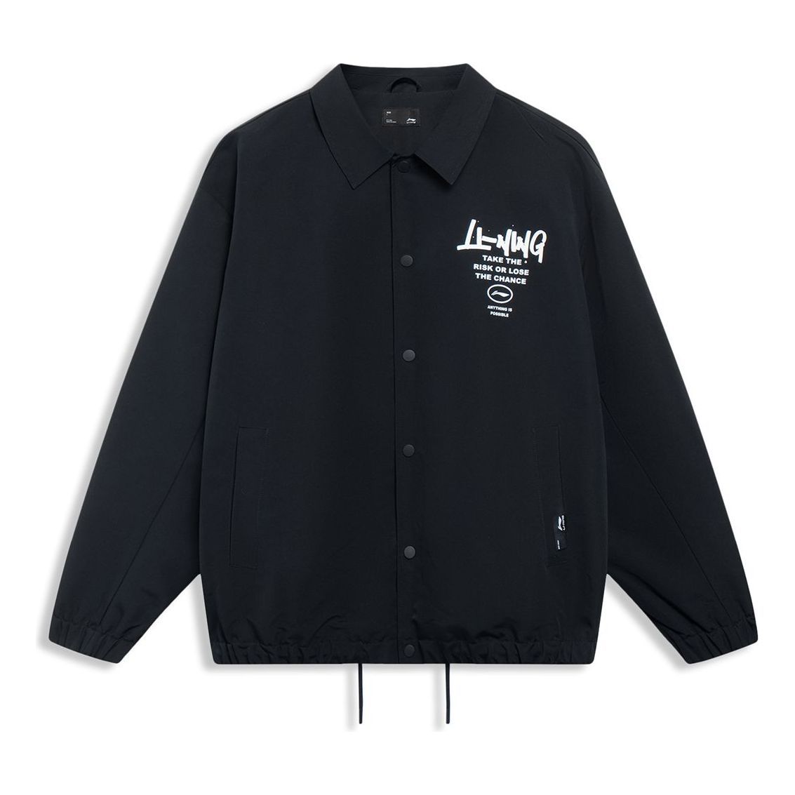 Li-Ning Graphic Coach Jacket 'Black' AJDT499-1 sold by KicksCrew
