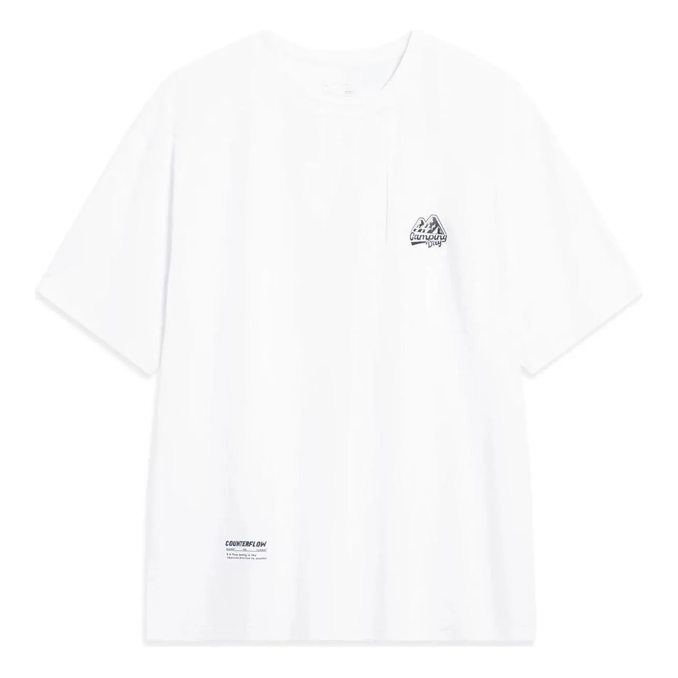 Li-Ning Counterflow Graphic T-shirt 'White' AHST721-1 sold by KicksCrew