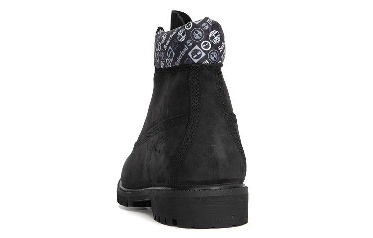 Timberland Premium 6 Inch Waterproof Boots 'Black and Logo Print' A2D55001 sold by KicksCrew product image thumbnail 4