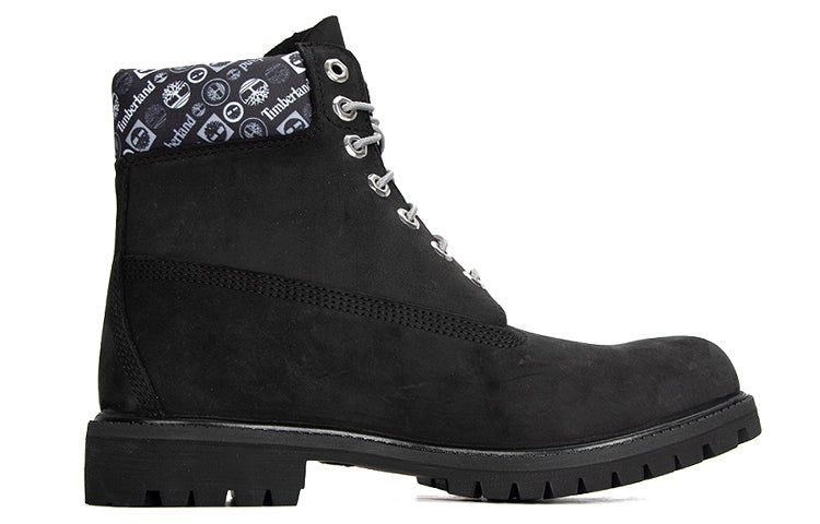 Timberland Premium 6 Inch Waterproof Boots 'Black and Logo Print' A2D55001 sold by KicksCrew product image thumbnail 2