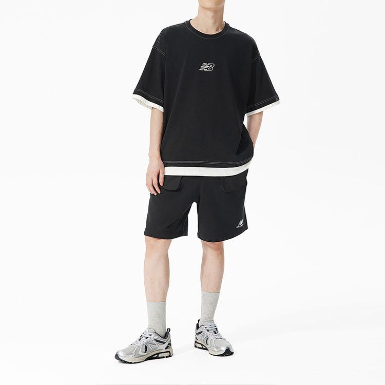 New Balance Essentials Logo T-shirt 'Black' AMT22363-BK sold by KicksCrew product image thumbnail 3