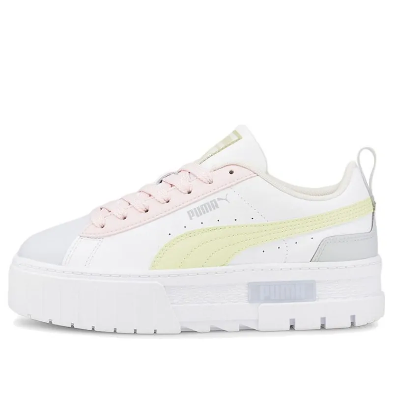 (WMNS) Puma Mayze Leather 'White Arctic Ice' 385591-02 sold by KicksCrew
