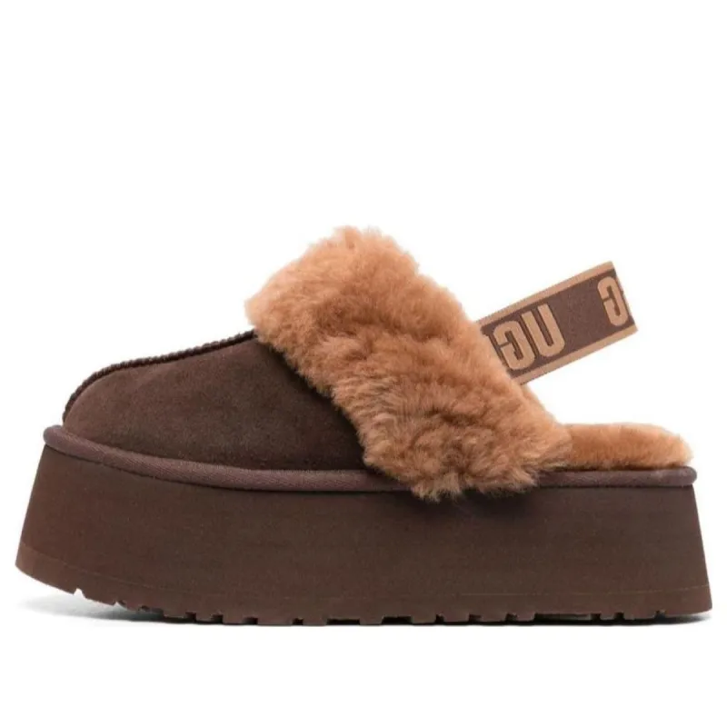 (WMNS) UGG Funkette Slipper 'Brown' 1113474-BCDR sold by KicksCrew