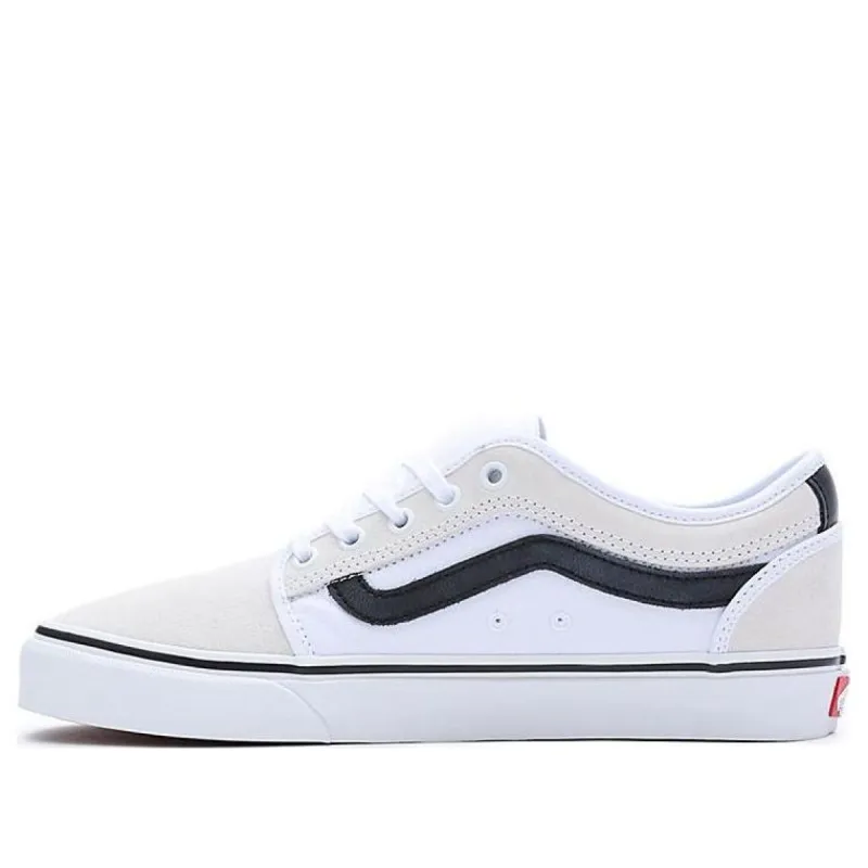 (WMNS) Vans Chukka Low Sidestripe 'White Black' VN0A5KQZWBK sold by KicksCrew
