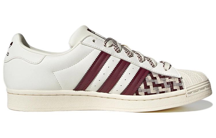(WMNS) Adidas Originals Superstar Skateboard Shoes 'Off White Maroon' FZ5588 sold by KicksCrew product image thumbnail 2