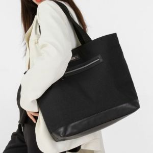 Puma Prime Classic Shopper Handbag 'Black White' 078741-01 sold by KicksCrew