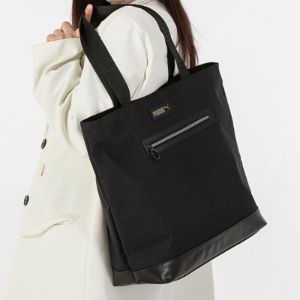 Puma Prime Classic Shopper Handbag 'Black White' 078741-01 sold by KicksCrew
