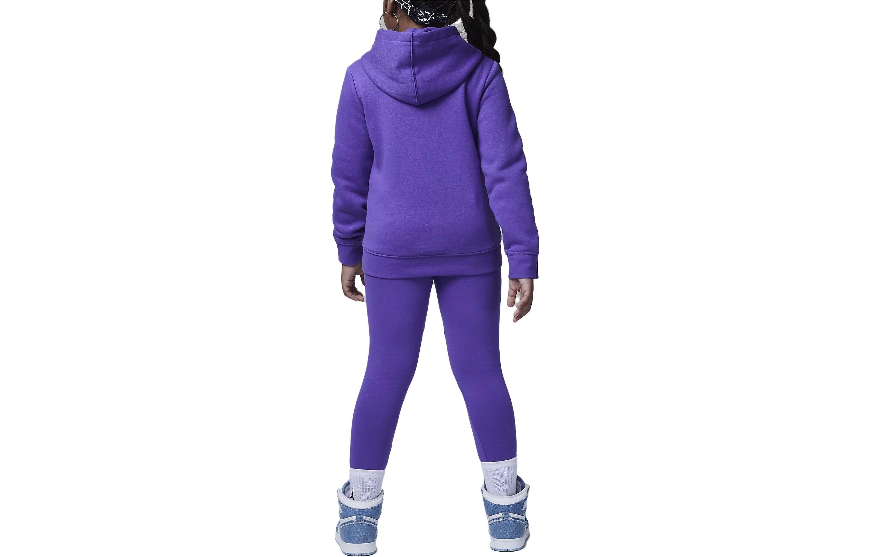 (GS) Air Jordan Take Flight Shine Legging Set 'Purple' 35C804-P44 sold by KicksCrew product image thumbnail 2