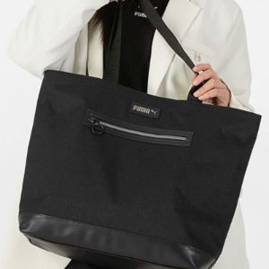 Puma Prime Classic Shopper Handbag 'Black White' 078741-01 sold by KicksCrew