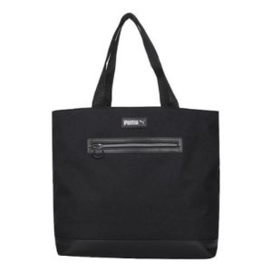 Puma Prime Classic Shopper Handbag 'Black White' 078741-01 sold by KicksCrew