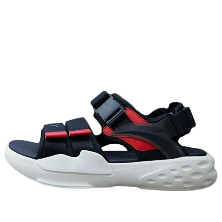 ANTA C37 Sandals 'Black Red' 912126961-2 sold by KicksCrew