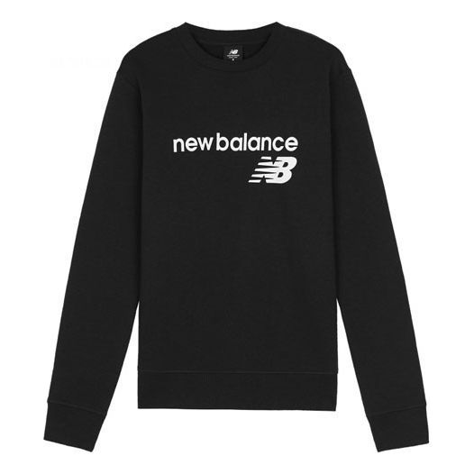 (WMNS) New Balance Classic Core Fleece Crew 'Black' WT03811-BK sold by KicksCrew