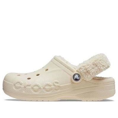 Crocs Baya Lined Fuzz Strap Clogs 'White' 206633-11S sold by KicksCrew