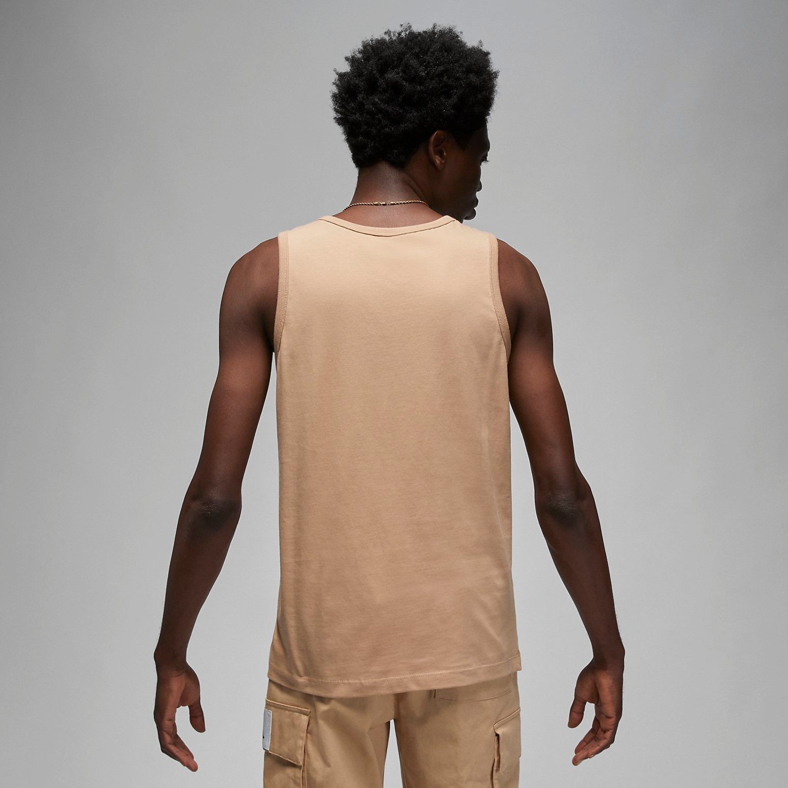 Air Jordan Essentials Graphic Tank Top 'Khaki' FJ2083-200 sold by KicksCrew product image thumbnail 2