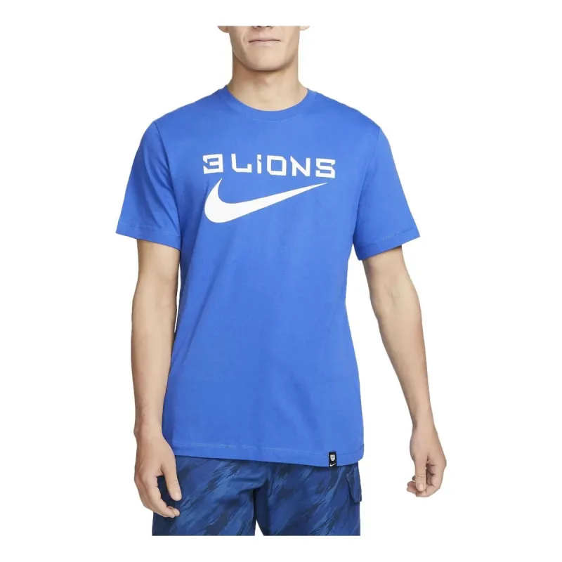 Nike England National Football Team 3 Lions T-Shirt 'Navy' DH7625-480 sold by KicksCrew