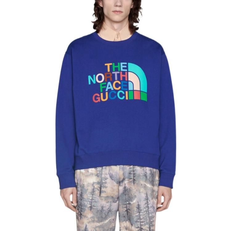 Gucci x The North Face Sweatshirt 'Blue' 626990-XJDTY-4120 sold by KicksCrew product image thumbnail 3