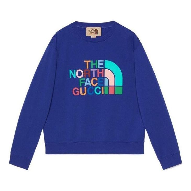 Gucci x The North Face Sweatshirt 'Blue' 626990-XJDTY-4120 sold by KicksCrew