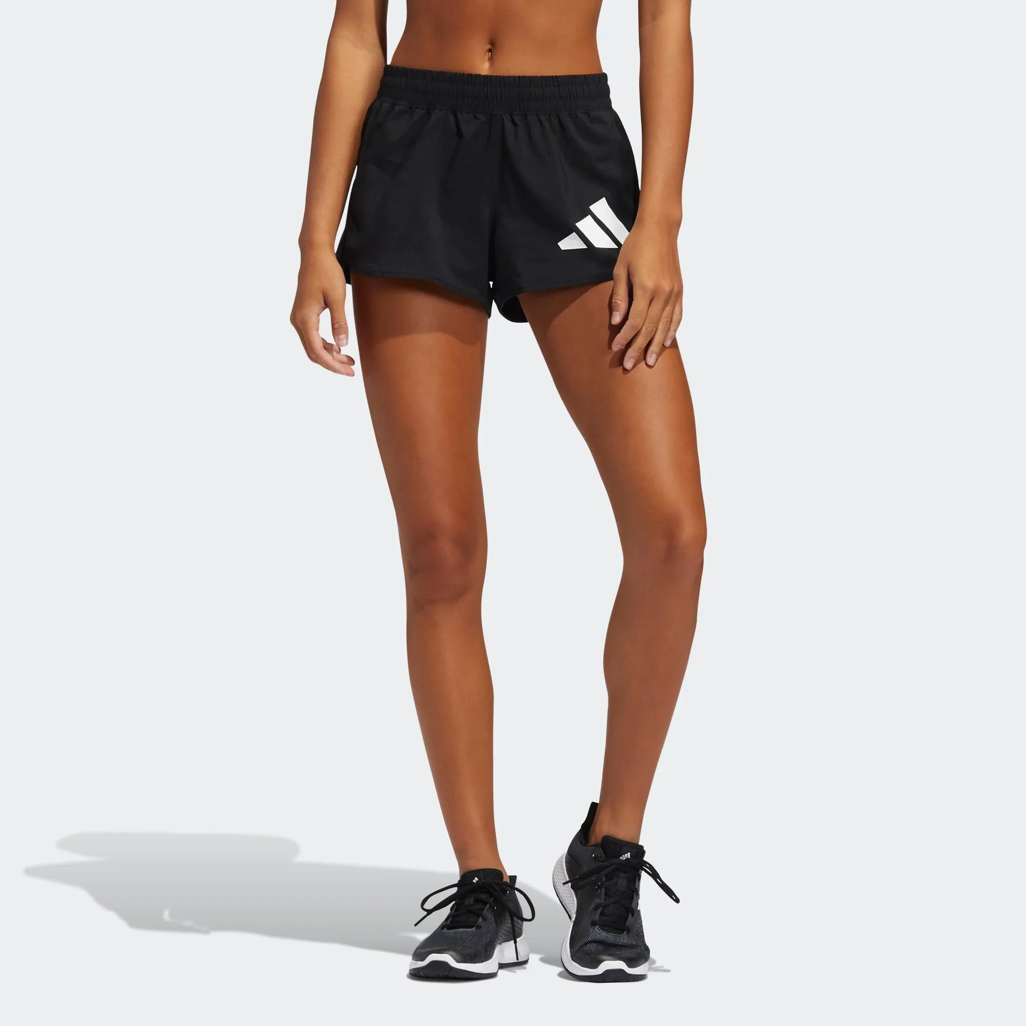 (WMNS) adidas Woven Pcer Bos Shorts 'Black' GL0705 sold by KicksCrew product image thumbnail 2