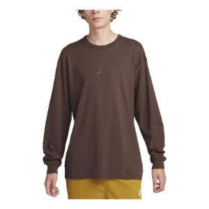 Nike Sportswear Premium Essentials Long-Sleeve T-Shirt 'Baroque Brown' DO7390-237 sold by KicksCrew