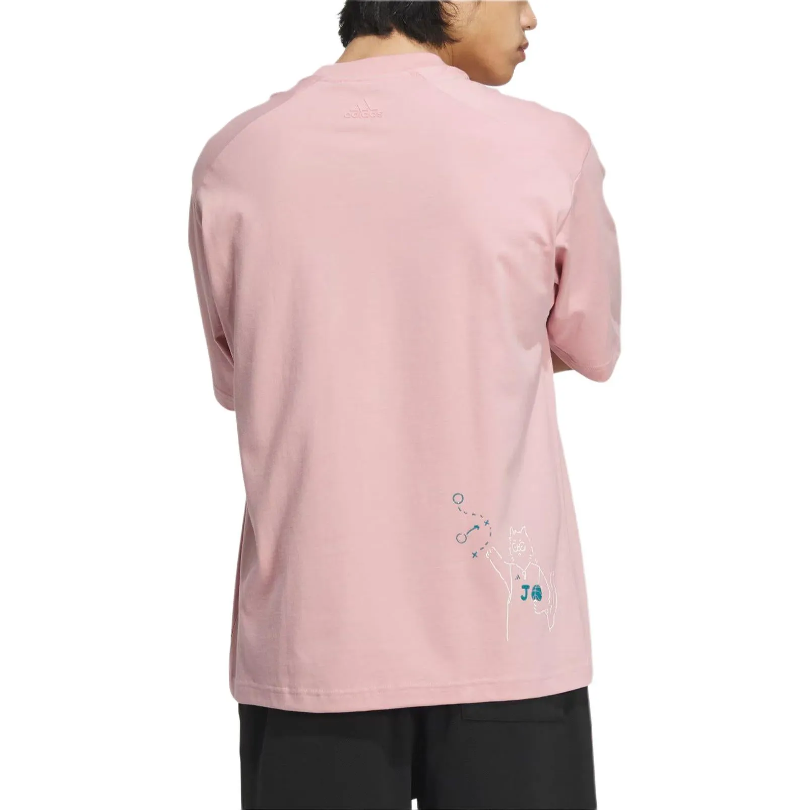 adidas Graphic T-shirt Asia Sizing 'Pink' JP4580 sold by KicksCrew product image thumbnail 3