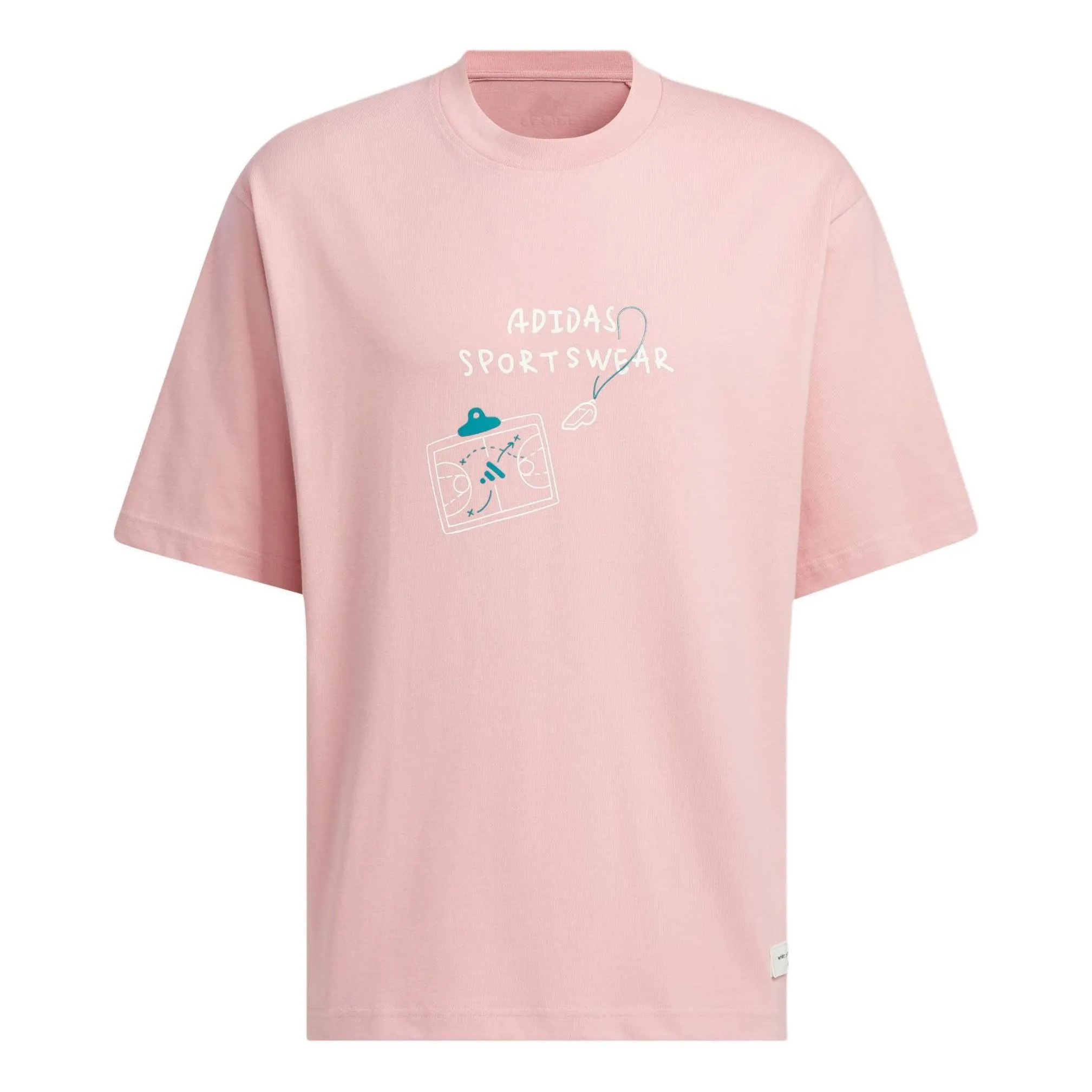 adidas Graphic T-shirt Asia Sizing 'Pink' JP4580 sold by KicksCrew