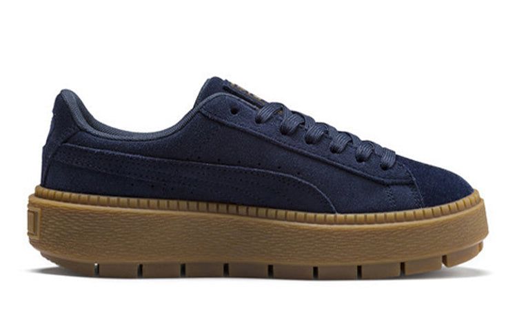 Puma Suede Platform Trace Velor 'Navy' 366696-03 sold by KicksCrew product image thumbnail 2