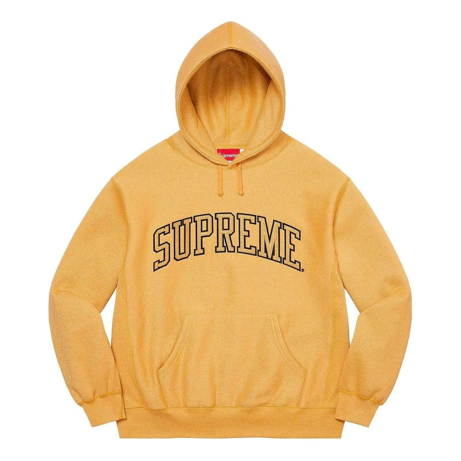 Supreme Glitter Arc Hooded Sweatshirt 'Yellow' SUP-SS23-150 sold by KicksCrew