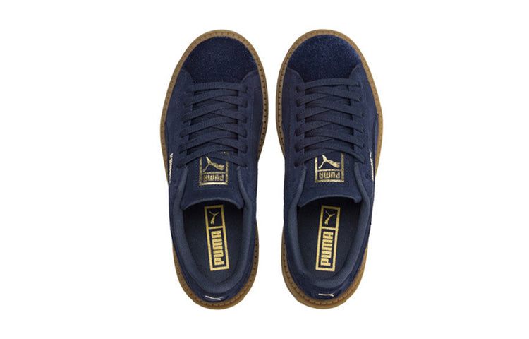 Puma Suede Platform Trace Velor 'Navy' 366696-03 sold by KicksCrew product image thumbnail 3