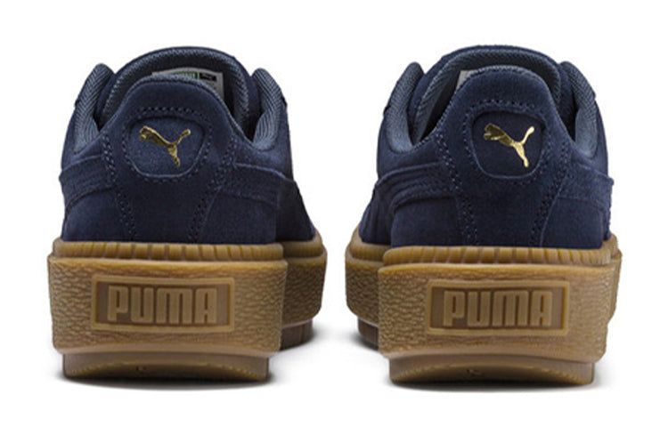 Puma Suede Platform Trace Velor 'Navy' 366696-03 sold by KicksCrew product image thumbnail 4