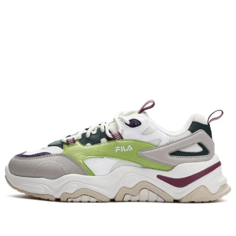 (WMNS) FILA Collina Sport Shoes 'White Grey Green' F12W312117FMB sold by KicksCrew