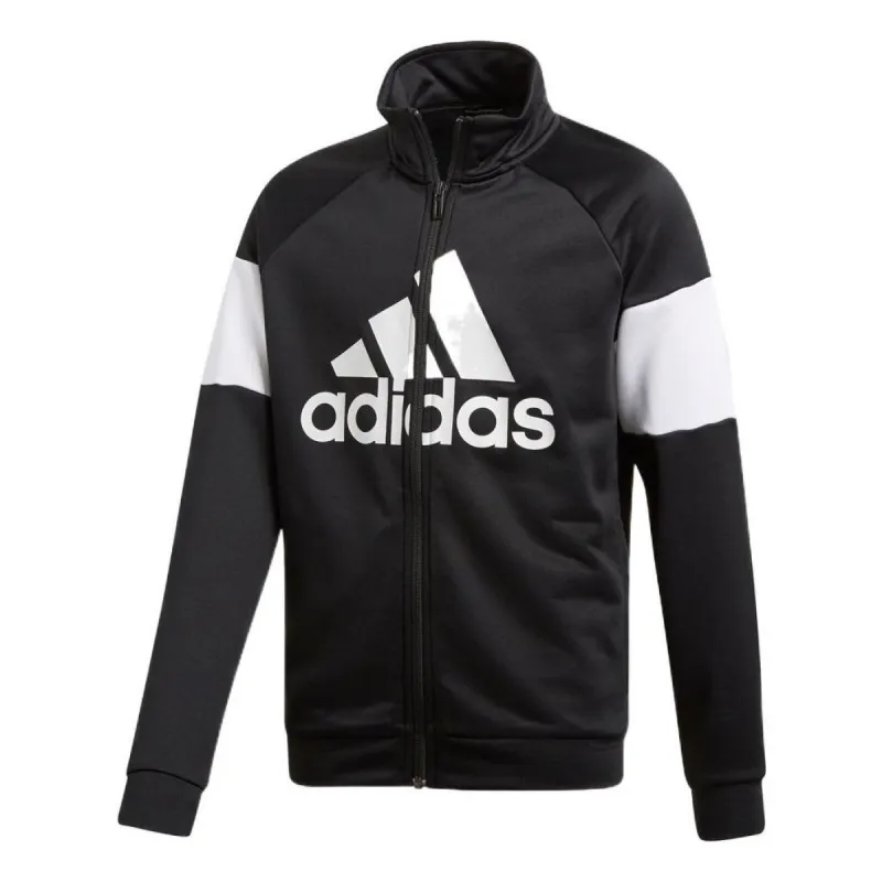 (GS) adidas Badge of Sport Track Suit Asia Sizing 'Black White' DV1740 sold by KicksCrew